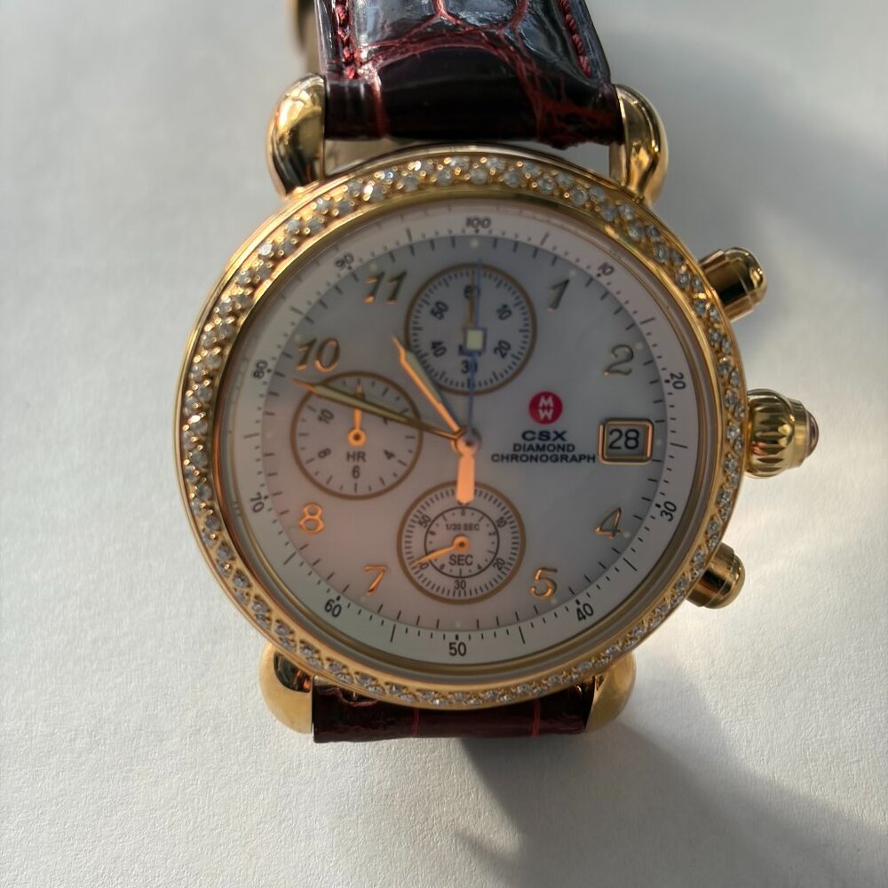 Michele CSX Diamond Bezel Chronograph 71-4000/5000 Watch